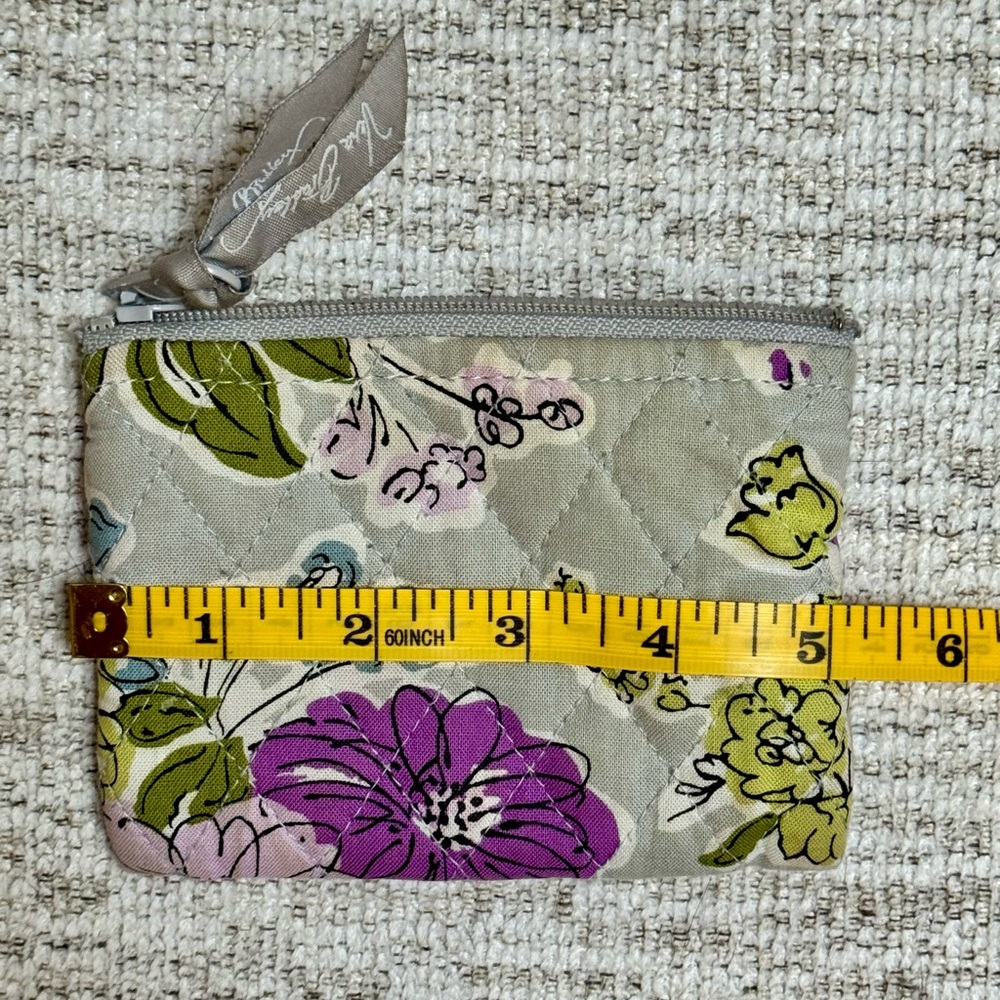 Vera Bradley Watercolor Floral purse with matching pouch - Picture 9 of 10
